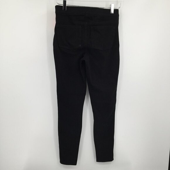 Spanx ankle jean-ish leggings black twill tummy shaping panel new small - Picture 5 of 6